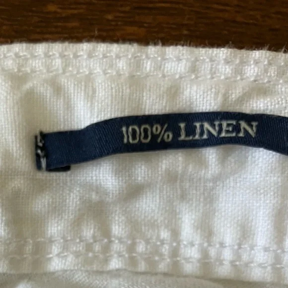 Pure White Linen Pants - Picture 10 of 14